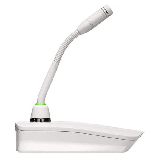 Shure MXW8W=-Z11 Émetteur/récepteur base pour micro à col de cygne modulaire (non inclus), système MXW (1880–1900 MHz), blanc