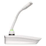 Shure MXW8W=-Z11 Émetteur/récepteur base pour micro à col de cygne modulaire (non inclus), système MXW (1880–1900 MHz), blanc