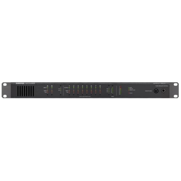 Shure MXWANI8 Interface audio Dante 8 canaux