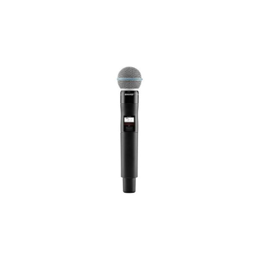 Shure QLXD2/B58=-K51 Émetteur numérique à main, capsule BETA58A, série QLX-D K51 (606-670 MHz)