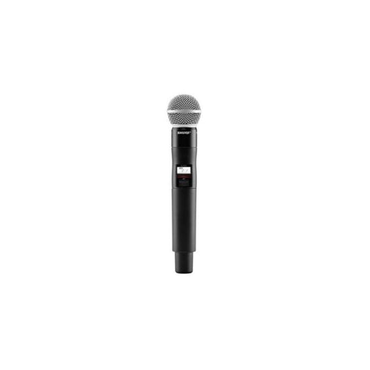 Shure QLXD2/SM58=-K51 Émetteur numérique à main, capsule SM58, série QLX-D K51 (606-670 MHz)