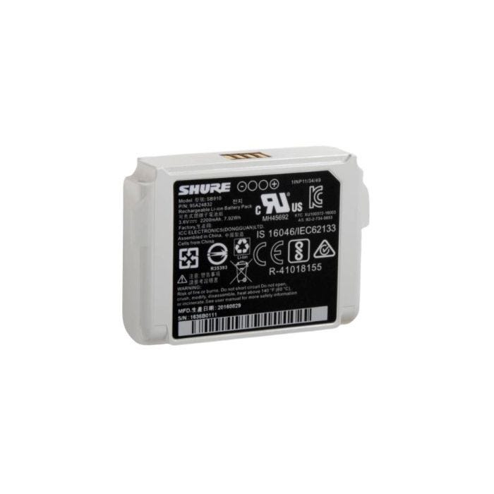 Shure AXD1 Li-ion rechargeable battery