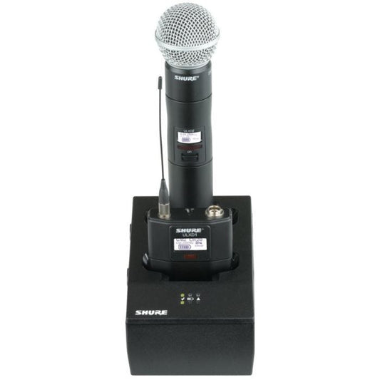 Shure SBC200 Dock de charge à deux emplacements pour ULXD1/ULXD2/SB900A et récepteurs P9RA/P10R, sans alimentation