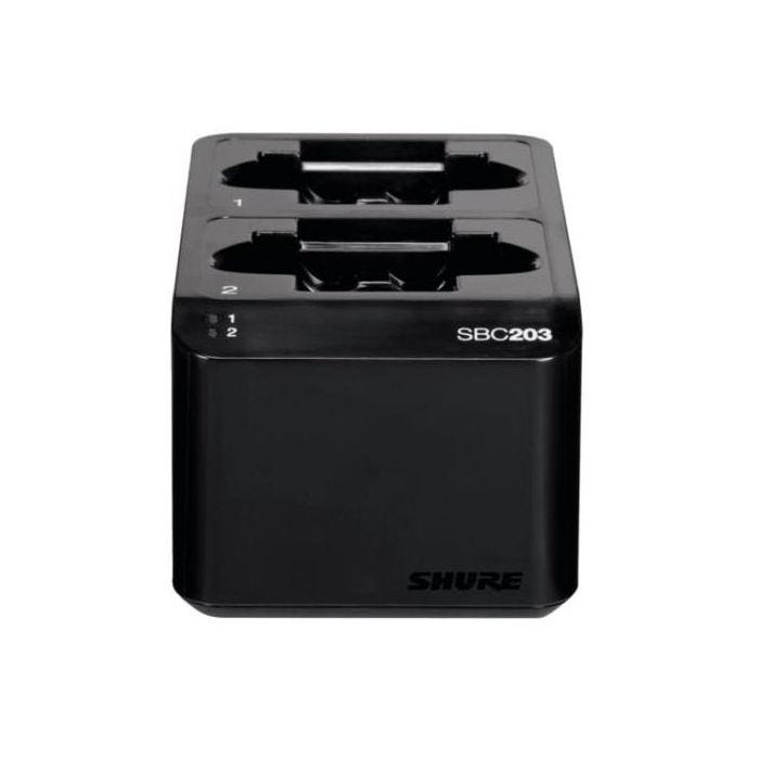 Shure SBC203-E Station de charge 2 emplacements pour émetteurs SLX-D