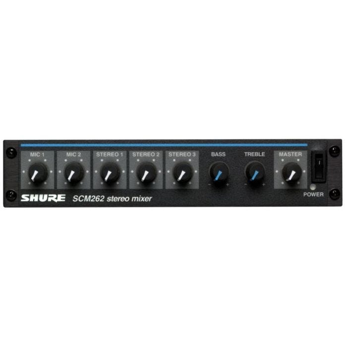 Shure SCM262 Mélangeur 2 ch micro + 3 ch stéréo