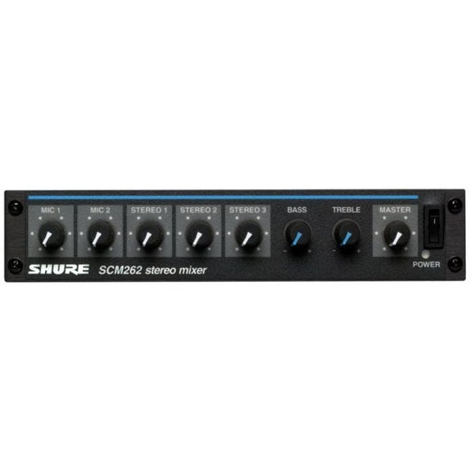 Shure SCM262 Mélangeur 2 ch micro + 3 ch stéréo