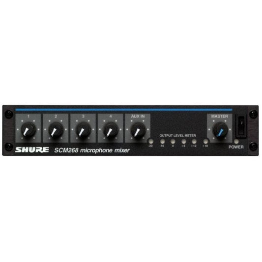 Shure SCM268 Mélangeur 4 canaux + aux