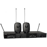 Shure SLXD14DE-L56 Système comprenant 1 récepteur double SLXD4D et 2 émetteurs SLXD1 (650-694 MHz)