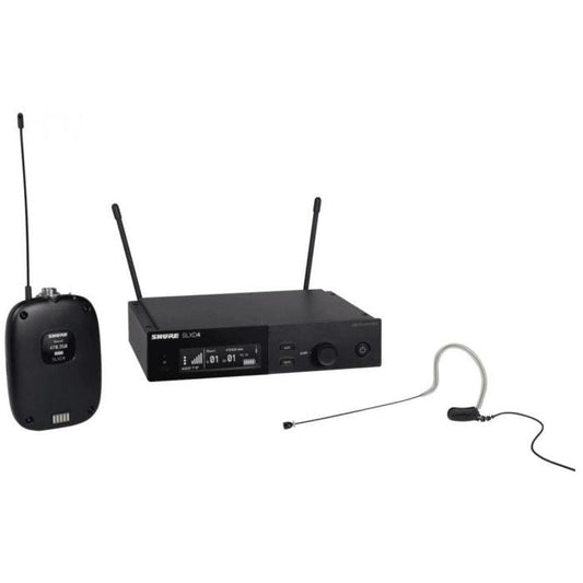 Shure SLXD14E/153B-L56 Système comprenant 1 récepteur SLXD4, 1 émetteur SLXD1 avec micro tour d’oreille MX153B (650-694 MHz)