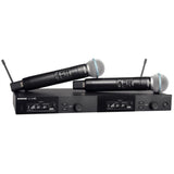 Shure SLXD24DE/B58-H56 Système comprenant 1 récepteur double SLXD4D et 2 émetteurs à main SLXD2/B58 (518-562 MHz)