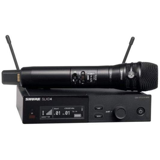 Shure SLXD24E/K8B-K59 Système comprenant 1 récepteur SLXD4 et 1 émetteur à main SLXD2/K8B (606-650 MHz)