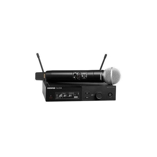 Shure SLXD24E / SM58-J53 Système comprenant 1 récepteur SLXD4 et 1 émetteur à main SLXD2 / SM58 (562-606MHz)