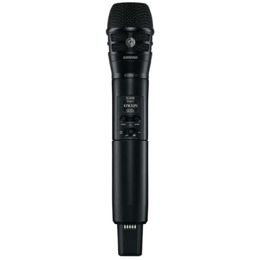 Shure SLXD2/K8B=-H56 Émetteur numérique à main, capsule KSM8 Dualdyne, série SLX-D H56 (518-562 MHz)