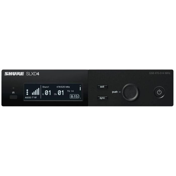 Shure SLXD4=-J53 Récepteur numérique UHF, série SLX-D J53 (562-606 MHz)