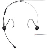 Shure TwinPlex TH53B/O-NC Microphone serre-tête miniature TwinPlex™, noir, sans connecteur