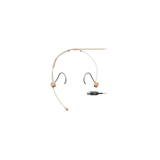 Shure TH53T / O-MTQG Microphone serre-tête miniature omnidirectionnel TwinPlex, ultra-léger, ajustable, câble de 1,6mm, connecteur MTQG / TA4F, coloris chair