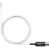 Shure TL46W / O-MTQG Microphone cravate TwinPlex omnidirectionnel, câble de 1,6mm, haute sensibilité, connecteur MTQG / TA4F, coloris blanc