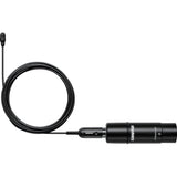 Shure TL47B / O-XLR-A Microphone cravate TwinPlex omnidirectionnel, câble de 1,6mm, sensibilité faible, connecteur TA4F avec préampli XLR, avec accessoires, coloris noir