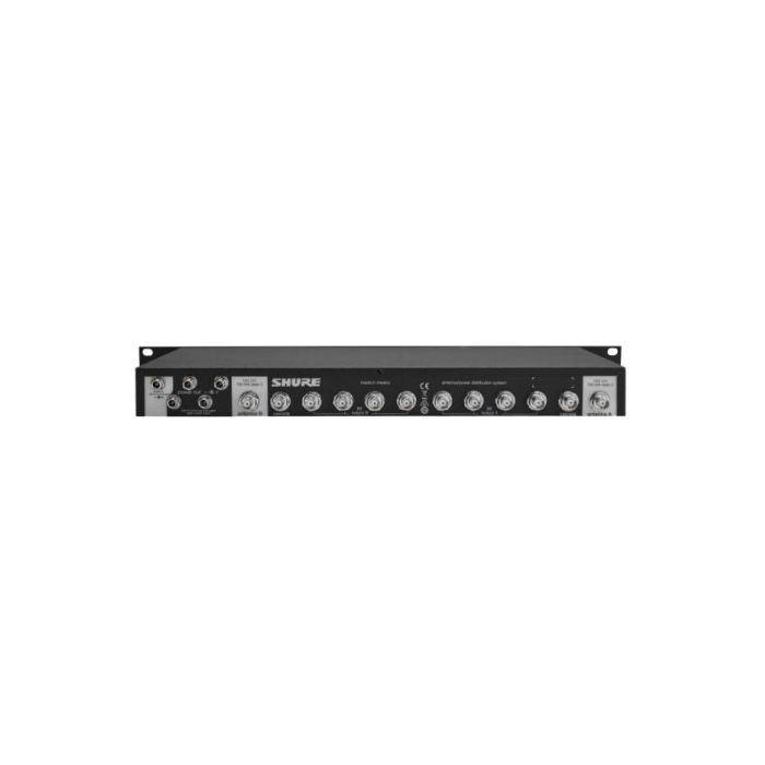 Shure Replaces UA844SWBLCE UHF antenna distribution unit 2x1 in 2x4and1(cascade) Out 4x DC out Less cables