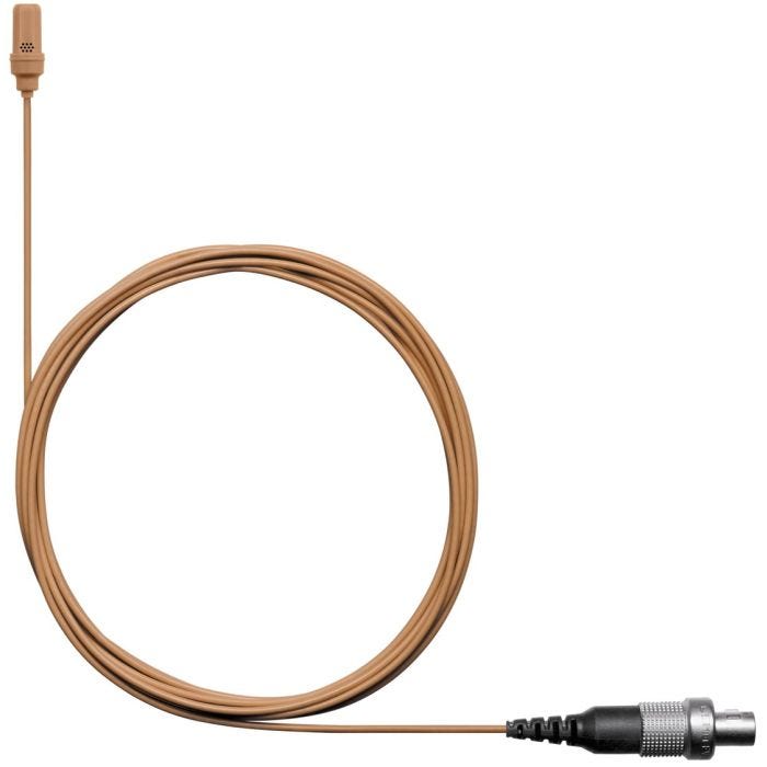 Shure Wired Microphone UL4 Lav, cardioid, LEMO3,cocoa,incl accessories