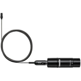 Shure UL4B/C-XLR-A micro-cravate UniPlex cardioïde, noir, XLR