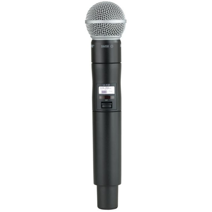 Shure ULXD2/SM58=-H51 Émetteur numérique à main, capsule SM58, série ULX-D H51 (534-598 MHz)