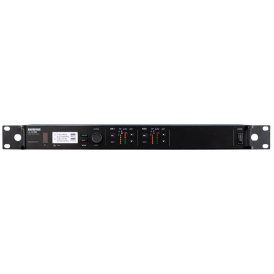 Shure ULXD4DE=-G51 Récepteur numérique UHF double Dante, série ULX-D G51 (470-534 MHz)