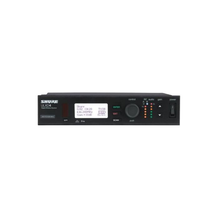 Shure ULXD4E=-H51 Récepteur numérique UHF, série ULX-D H51 (534-598 MHz)