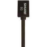 Shure Subminiature Lavalier Microphone Black omni TA4F
