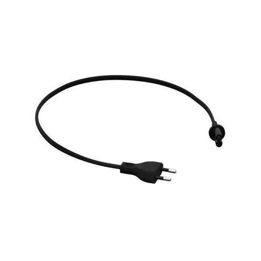 Sonos PCBMSEU1BLK Câble d'alimentation 2 broches 0.5m, fiche droite, noir