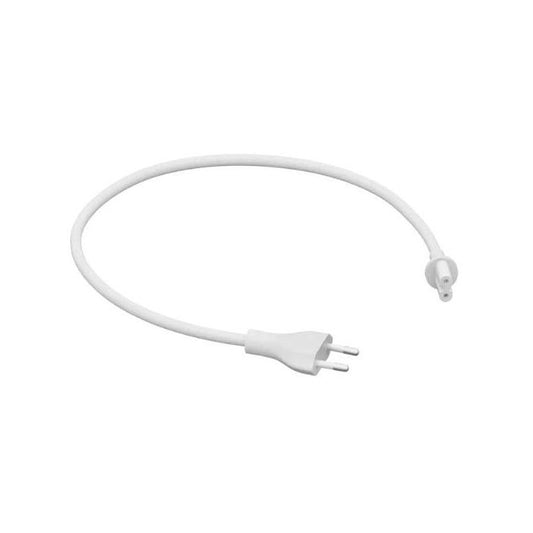 Sonos PCBMSEU1 Câble d'alimentation 2 broches 0.5m, fiche droite, blanc