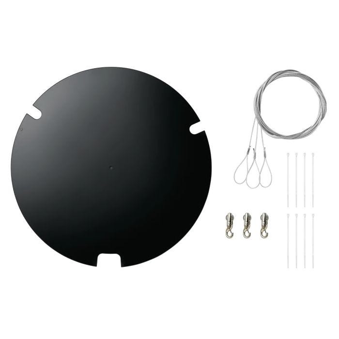 Shure Gripple Mount Kit, Round, Black Cover