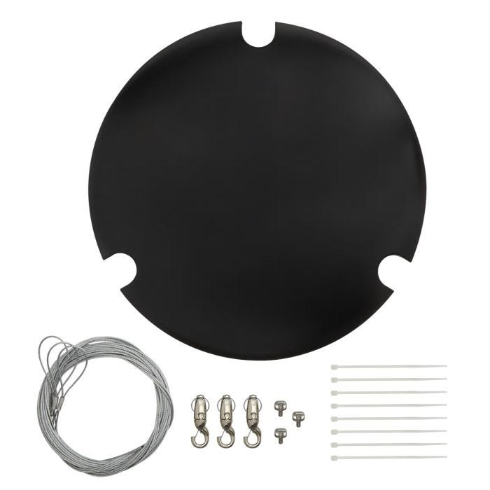 Shure A901B-R-GM Kit de suspension Gripple pour MXA901, noir