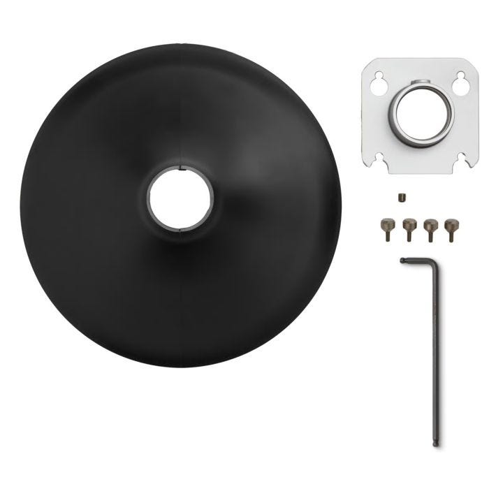 Shure 1.5in Pole Mount Kit MXA901, Black