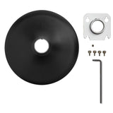 Shure A901B-R-PM-1.5IN Kit de montage pour potence NTP ou tige filetée 1.5" pour MXA901, noir