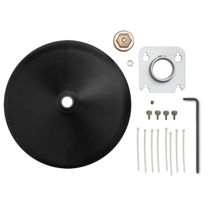 Shure 3/8in Post Mount Kit MXA901, Black