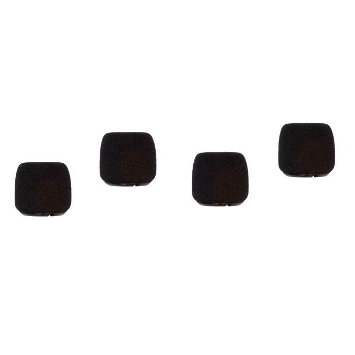 Shure ACVO4WS-B Pack de 4 bonnettes pour micro Centraverse CVO, coloris noir