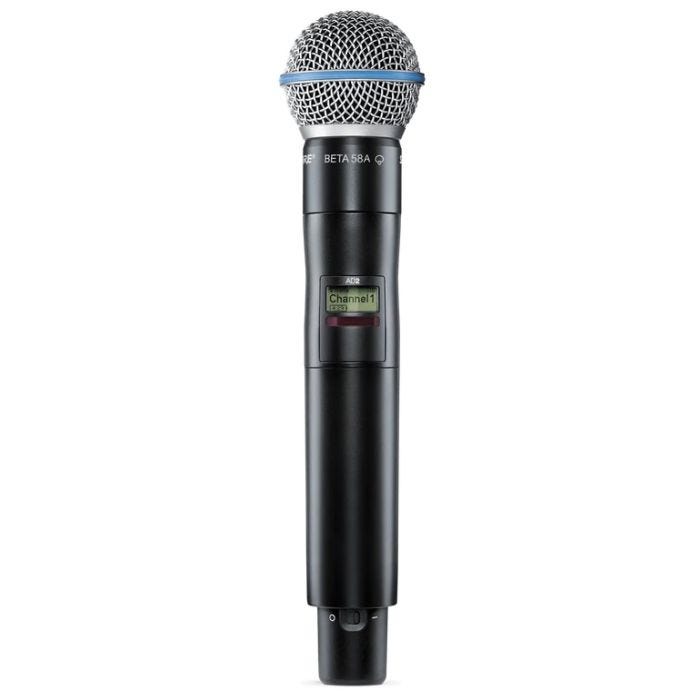 Shure AD2/B58=-G56 Émetteur numérique à main, capsule BETA58A, série Axient Digital G56 (470-636 MHz)