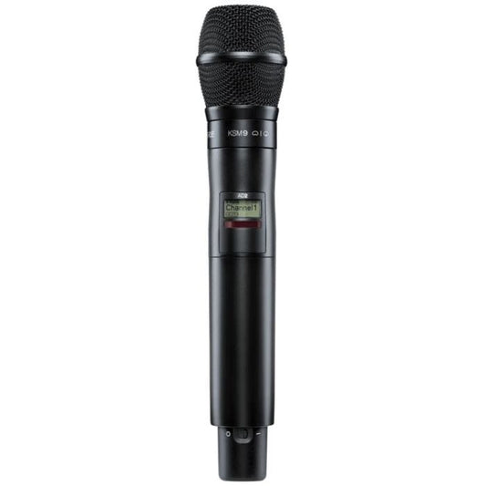 Shure AD2 / K9B=-G56 Émetteur numérique à main, capsule KSM9 noir, série Axient Digital G56 (470-636 MHz)