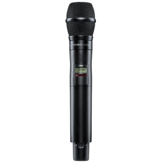 Shure AD2/K9HSB=-G56 Émetteur numérique à main, capsule KSM9HS noir, série Axient Digital G56 (470-636 MHz)