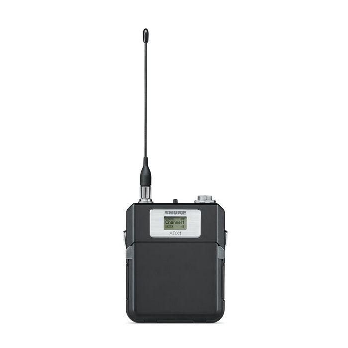 Shure ADX1LEMO3=-K55 Émetteur de poche numérique, connecteur LEMO3, série Axient Digital K55 (606-694 MHz), avec ShowLink®