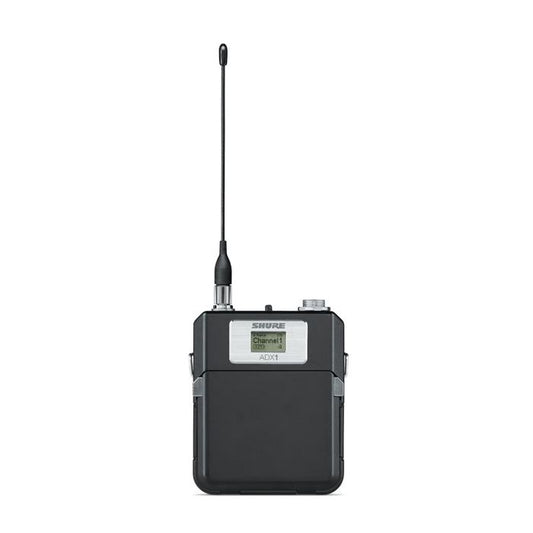Shure ADX1LEMO3=-K55 Émetteur de poche numérique, connecteur LEMO3, série Axient Digital K55 (606-694 MHz), avec ShowLink®