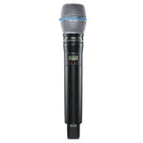 Shure ADX2FD / B87C=-G56 Émetteur numérique à main, capsule BETA87C, série Axient Digital G56 (470-636 MHz), avec ShowLink® et Frequency Diversity