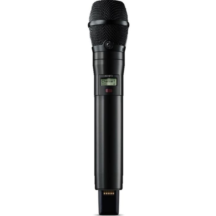 Shure ADX2FD / K11B=-G56 Émetteur numérique à main, capsule KSM11 noir, série Axient Digital G56 (470-636 MHz), avec ShowLink® et Frequency Diversity