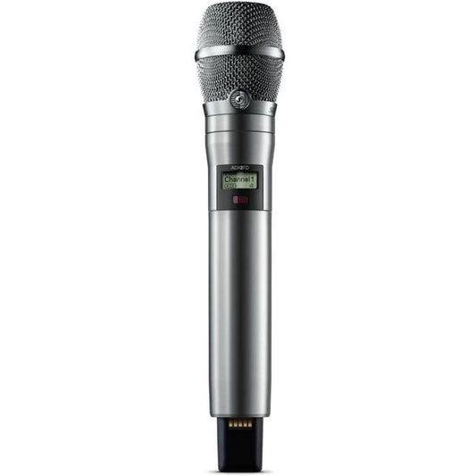 Shure ADX2FD / K11N=-G56 Émetteur numérique à main, capsule KSM11 nickel, série Axient Digital G56 (470-636 MHz), avec ShowLink® et Frequency Diversity