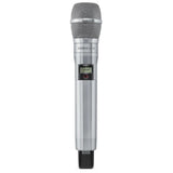 Shure ADX2FD/K9HSN=-G56 Émetteur numérique à main, capsule KSM9HS nickel, série Axient Digital G56 (470-636 MHz), avec ShowLink® et Frequency Diversity