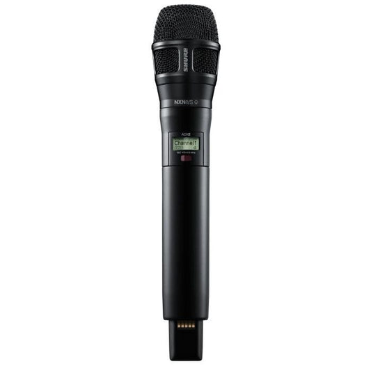 Shure ADX2FD / N8SB=-G56 Émetteur numérique à main, capsule N8SB, série Axient Digital G56 (470-636 MHz), avec ShowLink® et Frequency Diversity