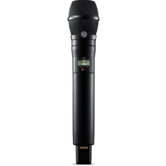 Shure ADX2 / K11B=-G56 Émetteur numérique à main, capsule KSM11 noir, série Axient Digital G56 (470-636 MHz), avec ShowLink®