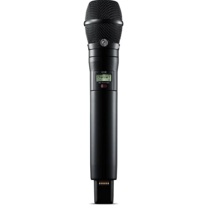 Shure ADX2/K11B=-G56 Émetteur numérique à main, capsule KSM11 noir, série Axient Digital G56 (470-636 MHz), avec ShowLink®