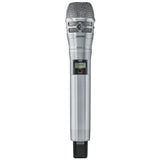 Shure ADX2 / K8N=-G56 Émetteur numérique à main, capsule KSM8 nickel, série Axient Digital G56 (470-636 MHz), avec ShowLink®